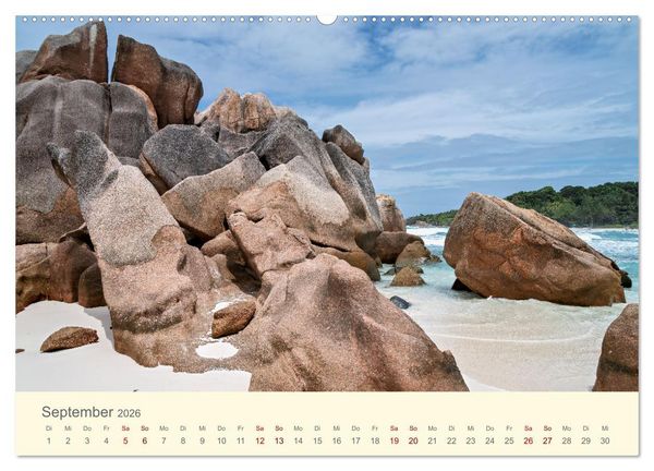 Produktbild: Traumhafte Seychellen (Wandkalender 2026 DIN A2 quer), CALVENDO Monatskalender