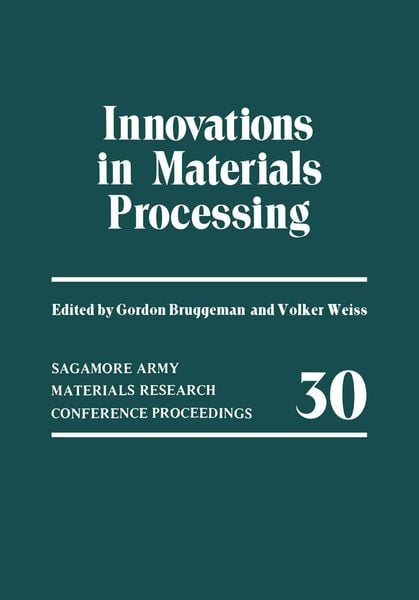 Produktbild: Innovations in Materials Processing