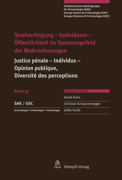 Produktbild: Strafverfolgung - Individuum - &Ouml;ffentlichkeit im Spannungsfeld der Wahrnehmungen