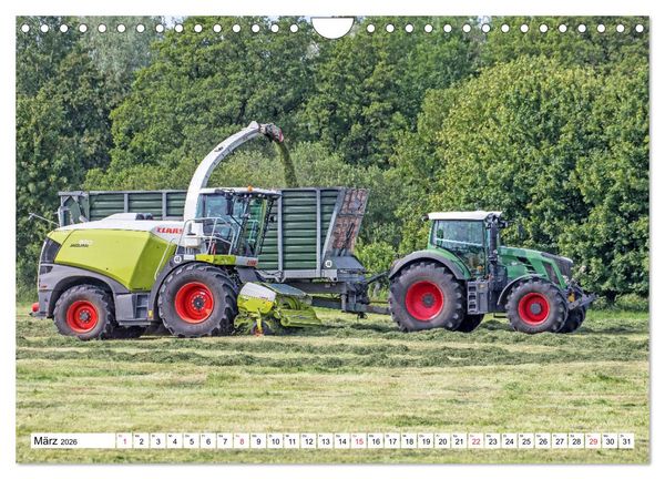 Produktbild: Landmaschinen zum Anfassen nah (Wandkalender 2026 DIN A4 quer), CALVENDO Monatskalender