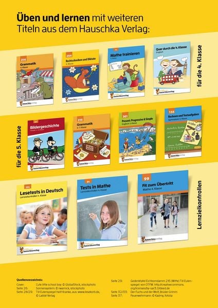 Produktbild: &Uuml;bungsheft mit Tests in Deutsch 4. Klasse