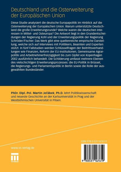 Produktbild: Deutschland und die Osterweiterung der Europ&auml;ischen Union