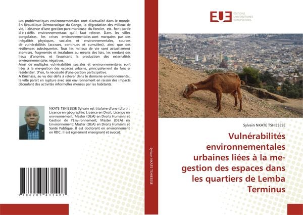 Produktbild: Vuln&eacute;rabilit&eacute;s environnementales urbaines li&eacute;es &agrave; la me-gestion des espaces dans les quartiers de Lemba Terminus