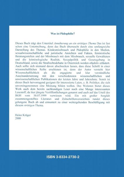 Produktbild: Was ist P&auml;dophilie?