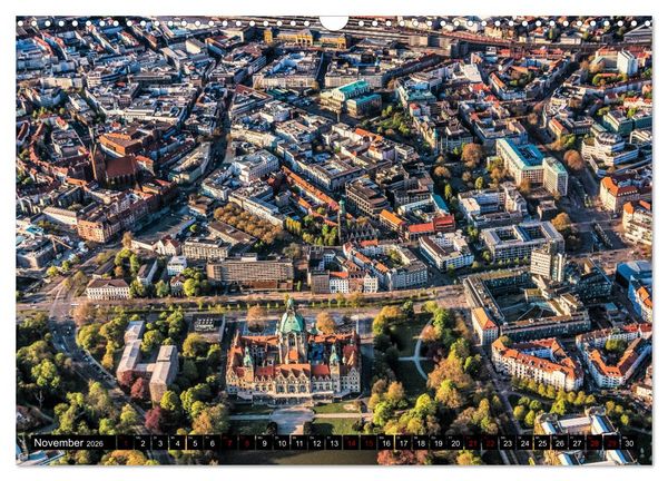 Produktbild: Hannover - Luftige Einblicke (Wandkalender 2026 DIN A3 quer), CALVENDO Monatskalender