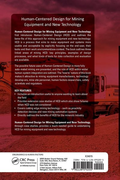 Produktbild: Human-Centered Design for Mining Equipment and New Technology