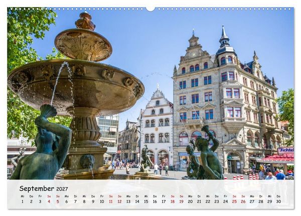 Produktbild: Braunschweig - Stadt des L&ouml;wen (hochwertiger Premium Wandkalender 2027 DIN A2 quer), Kunstdruck in Hochglanz