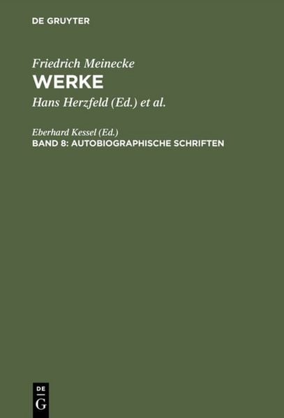 Produktbild: Autobiographische Schriften