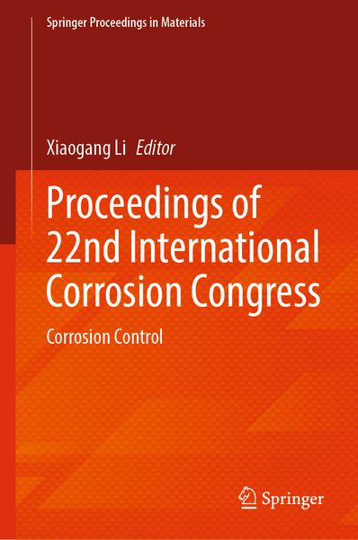 Produktbild: Proceedings of 22nd International Corrosion Congress