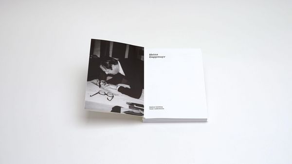 Produktbild: Cahier 001: Heinz Gappmayr