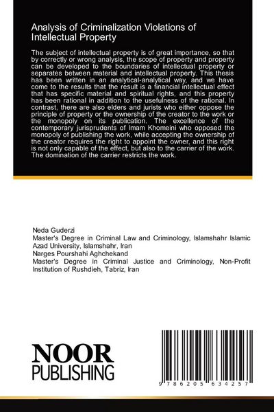 Produktbild: Analysis of Criminalization Violations of Intellectual Property
