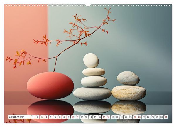 Produktbild: Einklang und Harmonie (Wandkalender 2026 DIN A2 quer), CALVENDO Monatskalender