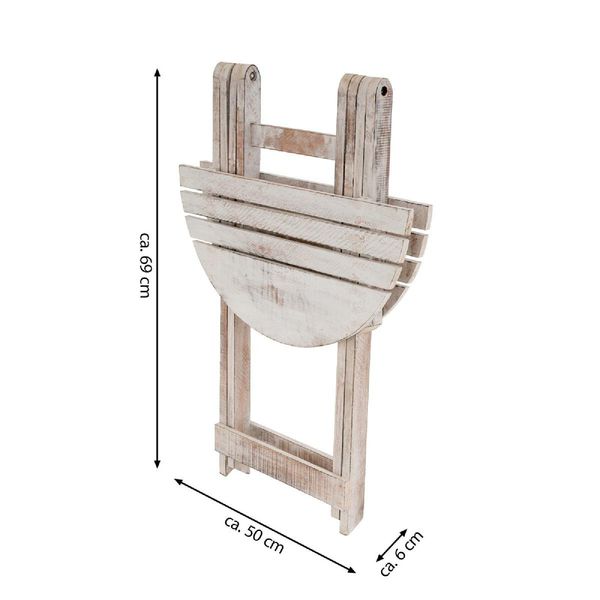 Produktbild: Klapptisch Gartentisch Beistelltisch klappbar Holz