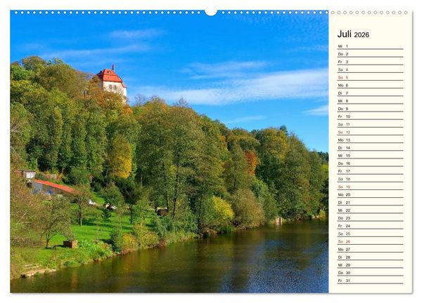 Produktbild: Unterwegs im sch&ouml;nen Sachsen (Wandkalender 2026 DIN A2 quer), CALVENDO Monatskalender