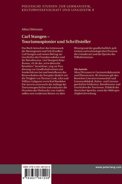 Produktbild: Carl Stangen &ndash; Tourismuspionier und Schriftsteller
