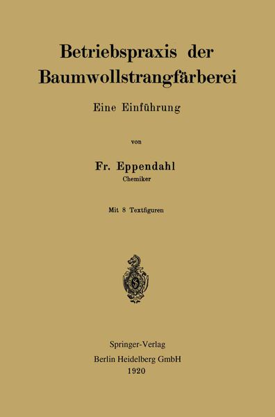 Produktbild: Betriebspraxis der Baumwollstrangf&auml;rberei