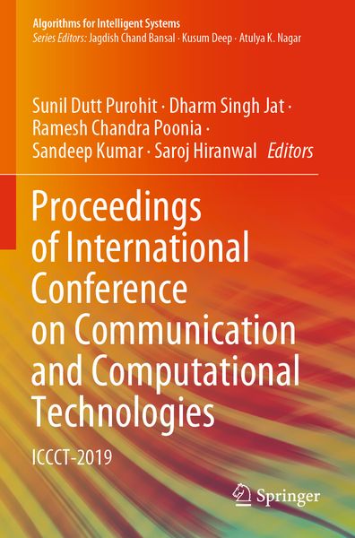 Produktbild: Proceedings of International Conference on Communication and Computational Technologies