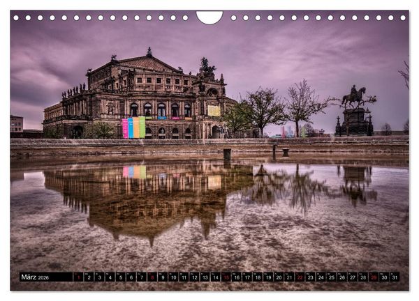 Produktbild: Barockperle Dresden (Wandkalender 2026 DIN A4 quer), CALVENDO Monatskalender