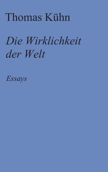 Produktbild: Die Wirklichkeit der Welt