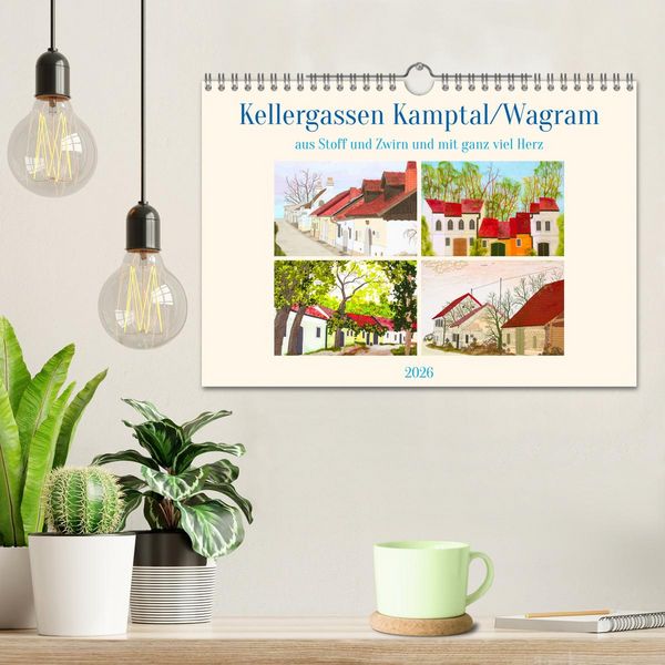 Produktbild: Wagramer Kellergassen (Wandkalender 2026 DIN A4 quer), CALVENDO Monatskalender
