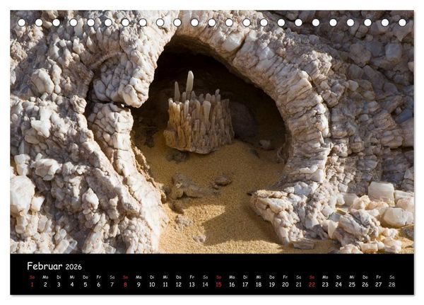 Produktbild: Weisse W&uuml;ste &Auml;gypten (Tischkalender 2026 DIN A5 quer), CALVENDO Monatskalender