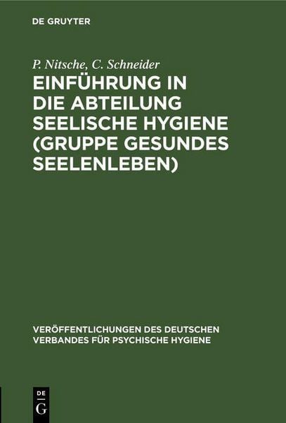 Produktbild: Einf&uuml;hrung in die Abteilung Seelische Hygiene (Gruppe Gesundes Seelenleben)