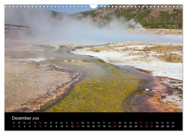 Produktbild: Yellowstone Impressionen (Wandkalender 2026 DIN A3 quer), CALVENDO Monatskalender