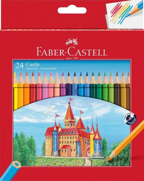 Produktbild: Faber-Castell Buntstifte Castle, 24er Set