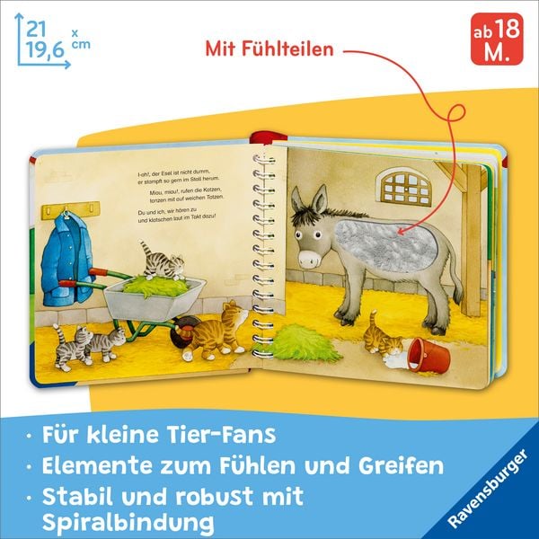 Produktbild: Mein erstes gro&szlig;es Tier-F&uuml;hlbuch