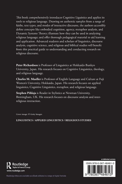 Produktbild: Cognitive Linguistics and Religious Language