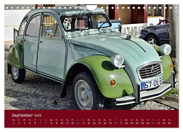 Produktbild: Citroen 2 CV Kult um die Ente (Wandkalender 2025 DIN A4 quer), CALVENDO Monatskalender