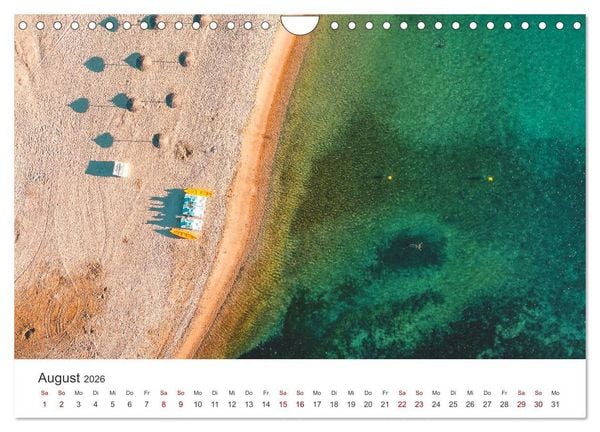 Produktbild: Spanien Luftaufnahmen (Wandkalender 2026 DIN A4 quer), CALVENDO Monatskalender