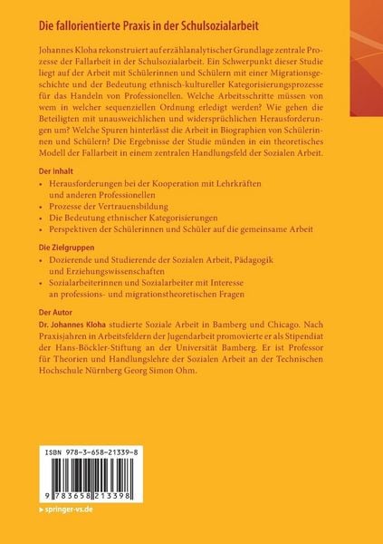 Produktbild: Die fallorientierte Praxis in der Schulsozialarbeit