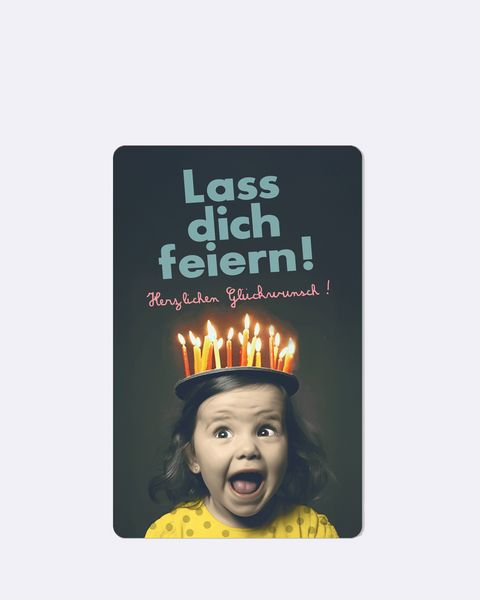 Produktbild: Lunacard Postkarte *Lass dich feiern