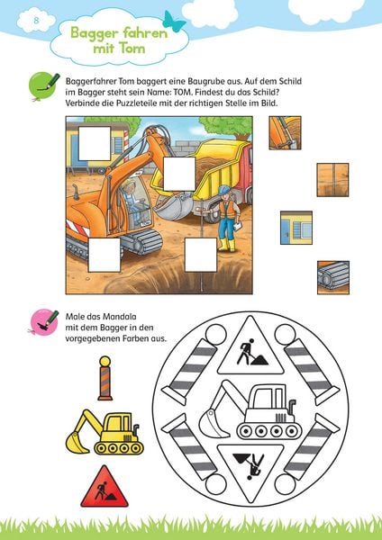 Produktbild: Klett Mein gro&szlig;es buntes Kindergarten-R&auml;tselbuch