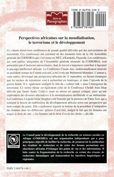 Produktbild: Conferences speciales de la 10e Assemblee generale du CODESRIA, Kampala, 2002