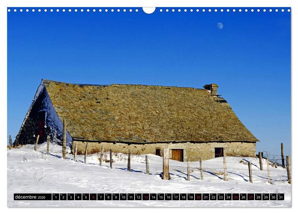 Produktbild: Collection Terre AUBRAC (Calendrier mural 2026 DIN A3 vertical), CALVENDO calendrier mensuel