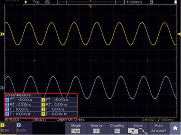 Produktbild: VOLTCRAFT DSO-5072H Hand-Oszilloskop 70 MHz 2-Kanal 1 GSa/s 40 Mpts 8 Bit Digital-Speicher (DSO), Handger&auml;t, Multimeter-Funktionen 1 St.