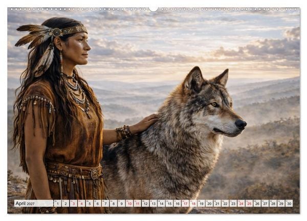 Produktbild: Ein spiritueller Weg. Im Rhythmus der Natur (hochwertiger Premium Wandkalender 2027 DIN A2 quer), Kunstdruck in Hochglanz