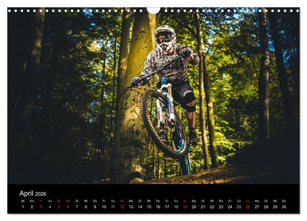 Produktbild: Mountainbike Action (Wandkalender 2026 DIN A3 quer), CALVENDO Monatskalender
