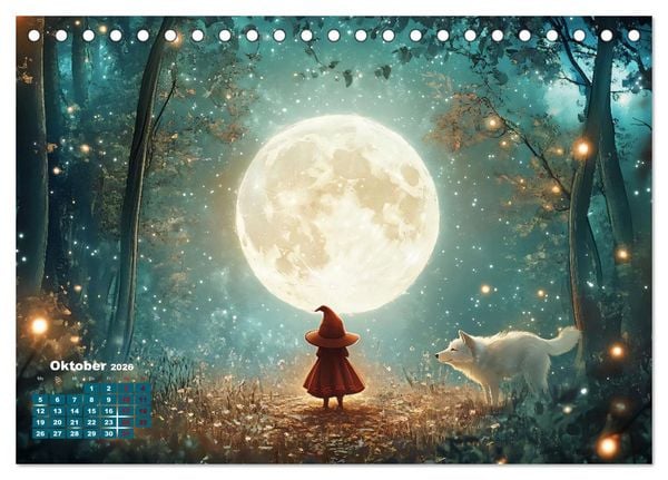 Produktbild: Zauber zur Mitternacht (Tischkalender 2026 DIN A5 quer), CALVENDO Monatskalender
