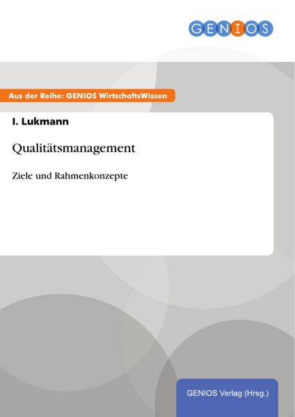 Produktbild: Qualit&auml;tsmanagement