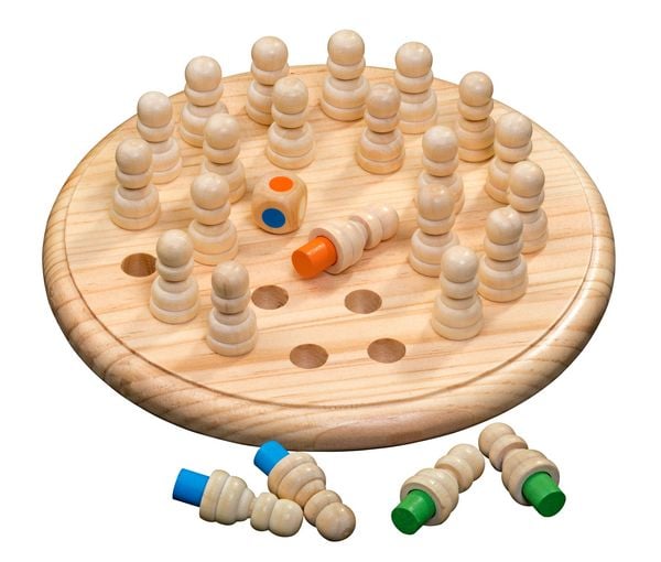 Produktbild: Philos 3170 - Memo Spiel, Memo-Schach, Ged&auml;chtnis-Spiel, Denkspiel, Holz