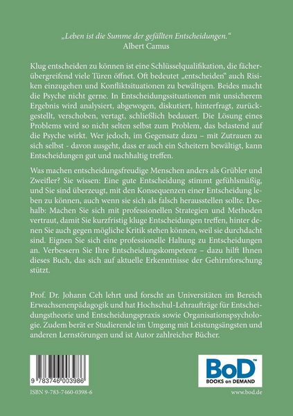 Produktbild: Richtig klug entscheiden