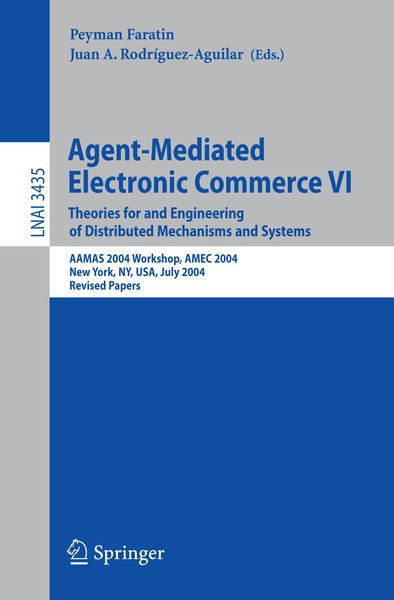 Produktbild: Agent-Mediated Electronic Commerce VI