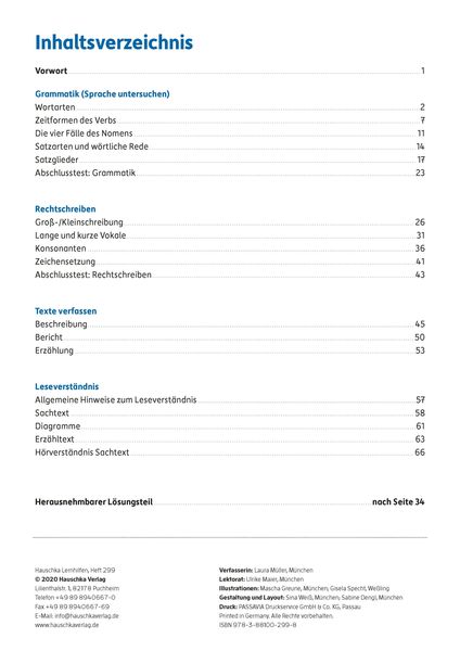 Übungsheft Fit zum Übertritt - Tests in Deutsch 4. Klasse