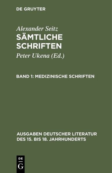 Produktbild: Medizinische Schriften