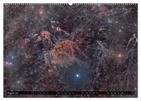 Produktbild: Deepsky XVIII (Wandkalender 2026 DIN A2 quer), CALVENDO Monatskalender