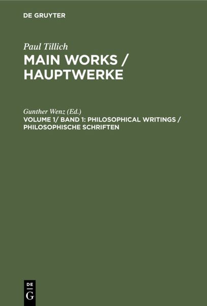 Produktbild: Philosophical Writings / Philosophische Schriften