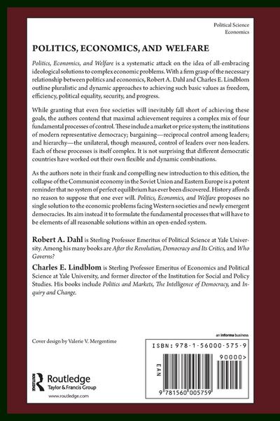 Produktbild: Politics, Economics, and Welfare